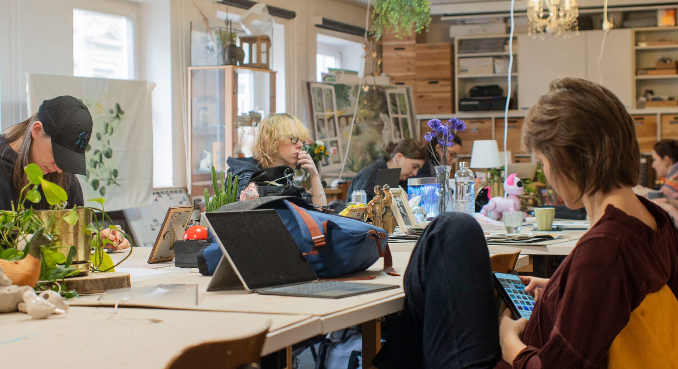 Mappenkurs Kreativkreisel_Atelierimpressionen_kl8